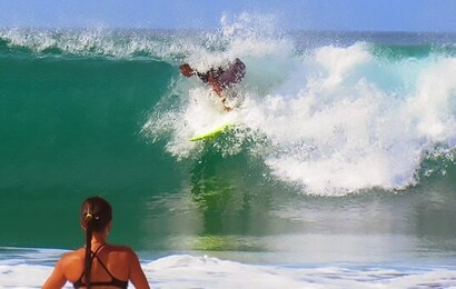 Welcome to the ultimate surfing paradise, where the waves beckon with a siren's call, and the thrill of riding the ocean's crest becomes an art form.