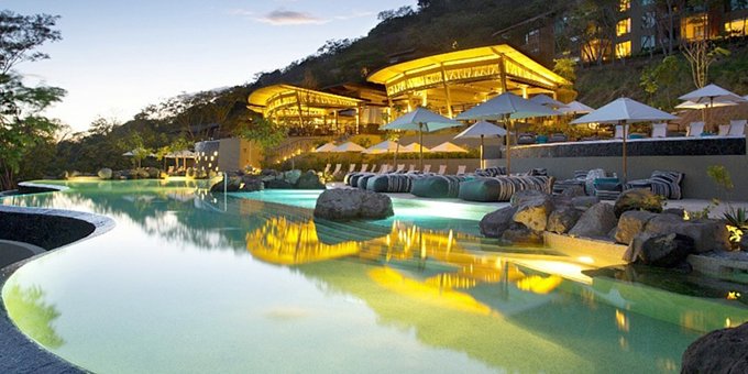 <p>Andaz Peninsula Papagayo Resort in Costa Rica is a luxurious and contemporary beachfront retreat set on the stunning Papagayo Peninsula. Immerse yourself in the natural beauty of the surrounding jungle and Pacific coastline as you discover the resort's modern design and local-inspired decor. Experience personalized service and a warm, welcoming atmosphere throughout your stay. Relax in spacious and beautifully appointed guest rooms and suites, many of which offer breathtaking ocean views. Indulge in a culinary journey at our diverse restaurants and bars, showcasing the flavors of Costa Rica. Unwind by the infinity pools, pamper yourself at the tranquil spa, or partake in thrilling outdoor activities such as snorkeling, kayaking, and hiking. With its perfect blend of luxury, nature, and authentic experiences, Andaz Peninsula Papagayo Resort offers an unforgettable escape in Costa Rica's tropical paradise. Resort amenities include three restaurants, a bar, a lounge, swimming pools, a spa, available child care for an additional charge, banquet facilities, a business center, and WiFi internet service.</p>
<p><strong>The hotel will be closed starting August 21 to October 31 2025 due to maintenance.  </strong></p>