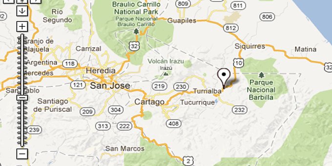 Explore Turrialba and its surrounding areas and sites such as Barbilla National Park, Cartagoand the Irazu Volcano.
